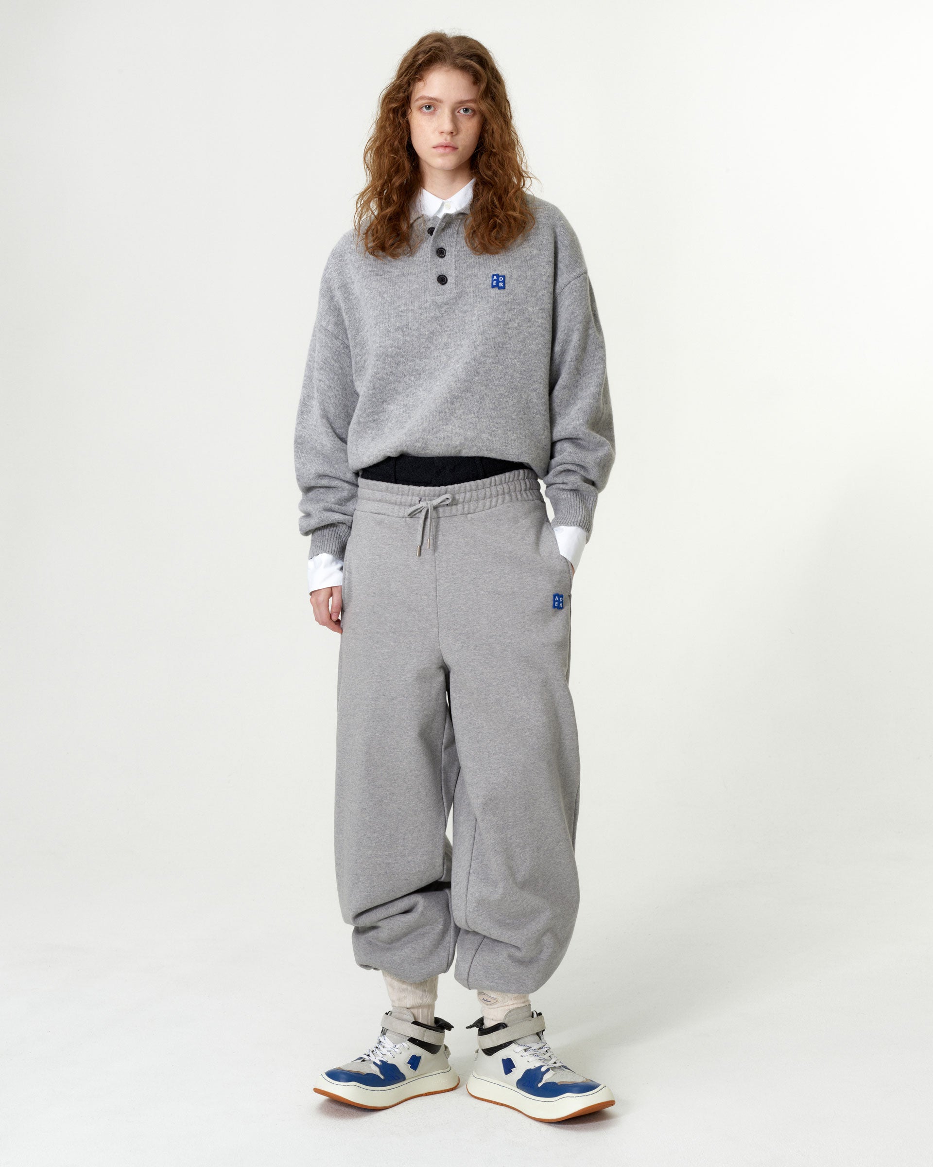 Ader Error - Sig; BL Tag knit 02 (Grey) product image 1 | TRAB K-Fashion Australia