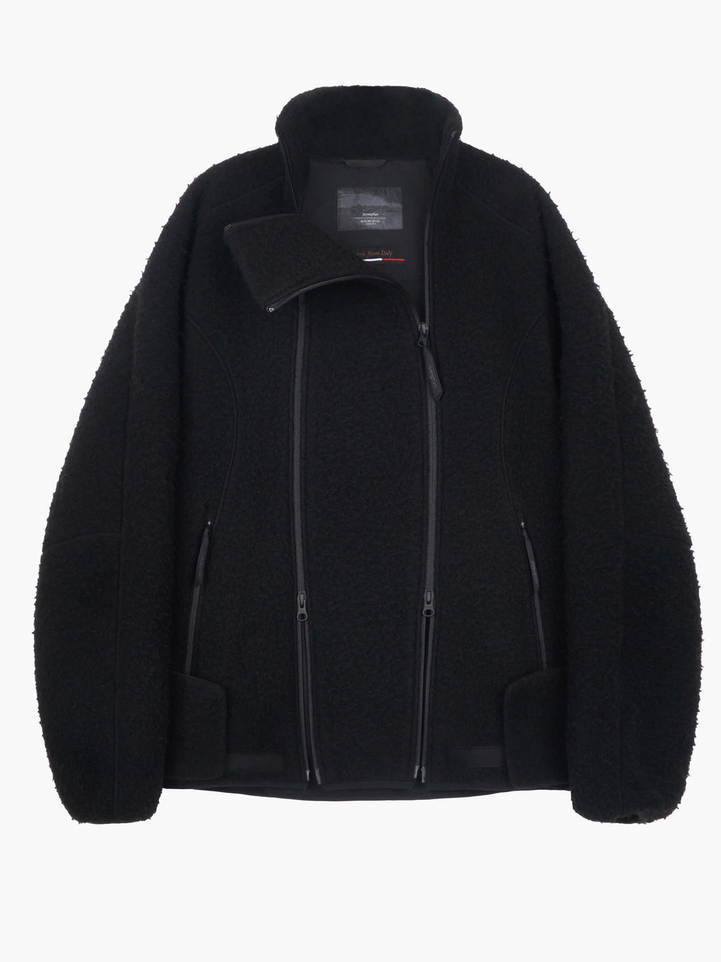 Jiyong Kim - Double Zip Fleece (Black) product image 12 | TRAB K-Fashion Australia