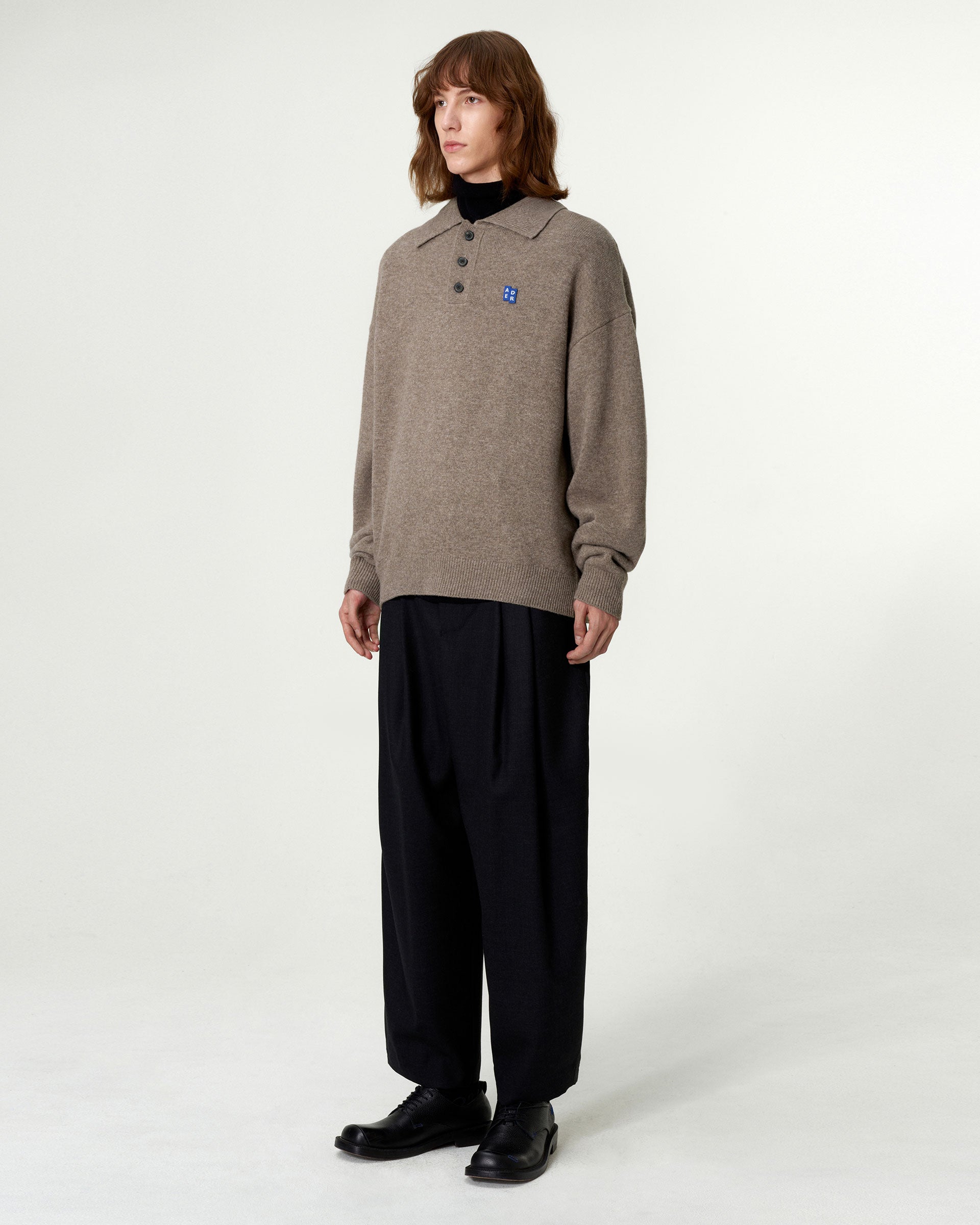 Ader Error - Sig; BL Tag knit 02 (Beige) product image 3 | TRAB K-Fashion Australia