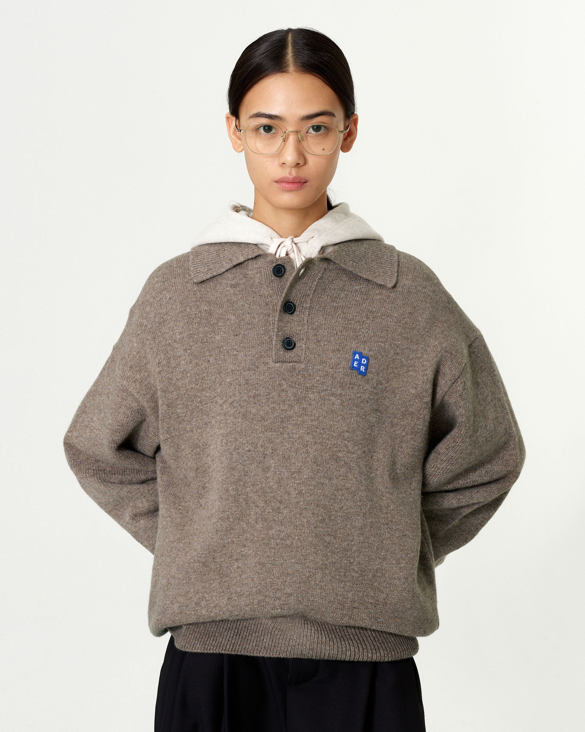 Ader Error - Sig; BL Tag knit 02 (Beige) product image 2 | TRAB K-Fashion Australia