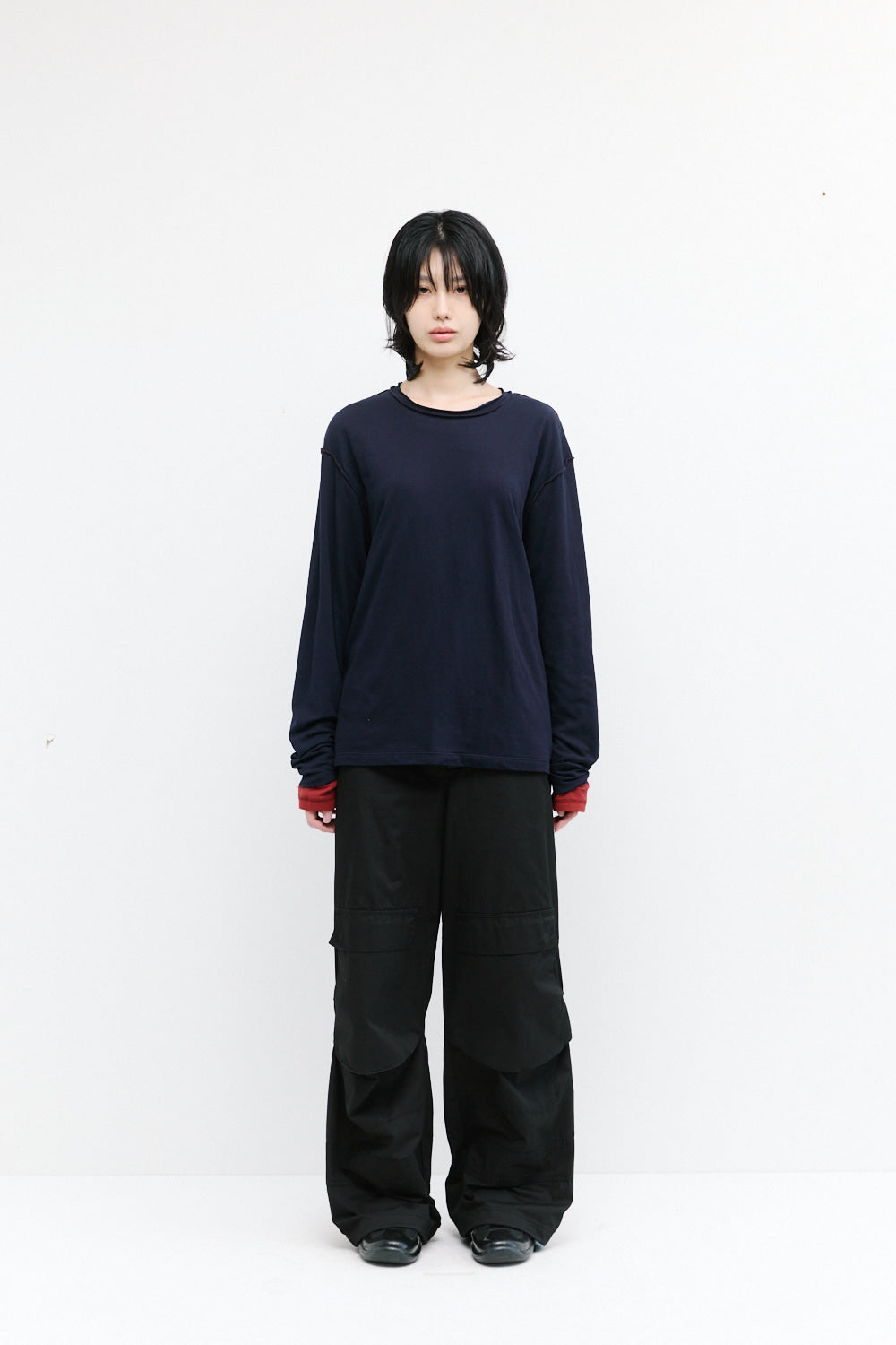 Hatchingroom - Two Face Ringer Tee (Red/Navy) product image 8 | TRAB K-Fashion Australia