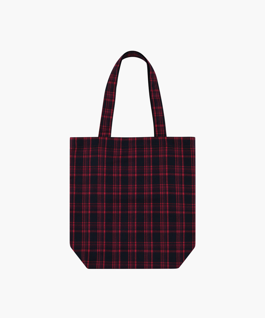 Marithe & Francois Girbaud - Classic Logo Check Eco Bag (Red) product image 2 | TRAB K-Fashion Australia