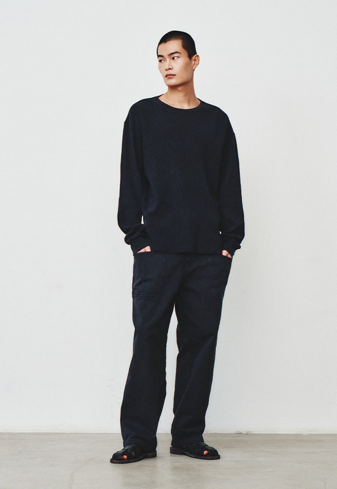 Art if acts - Garment Dyed Waffle Sleeve (Faded Black) product image 5 | TRAB K-Fashion Australia