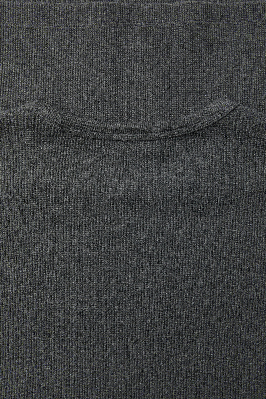 Coor - Regular Fit Waffle Long Sleeve (Charcoal) product image 6 | TRAB K-Fashion Australia