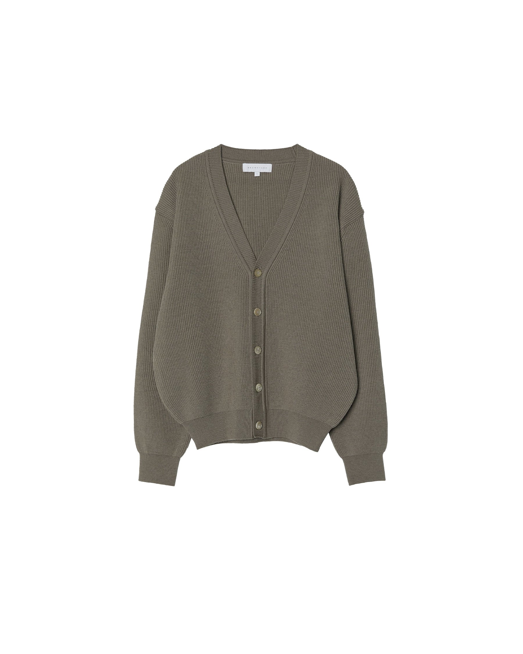 Brownyard - Essential Cardigan (Grayish Brown) product image 1 | TRAB K-Fashion Australia