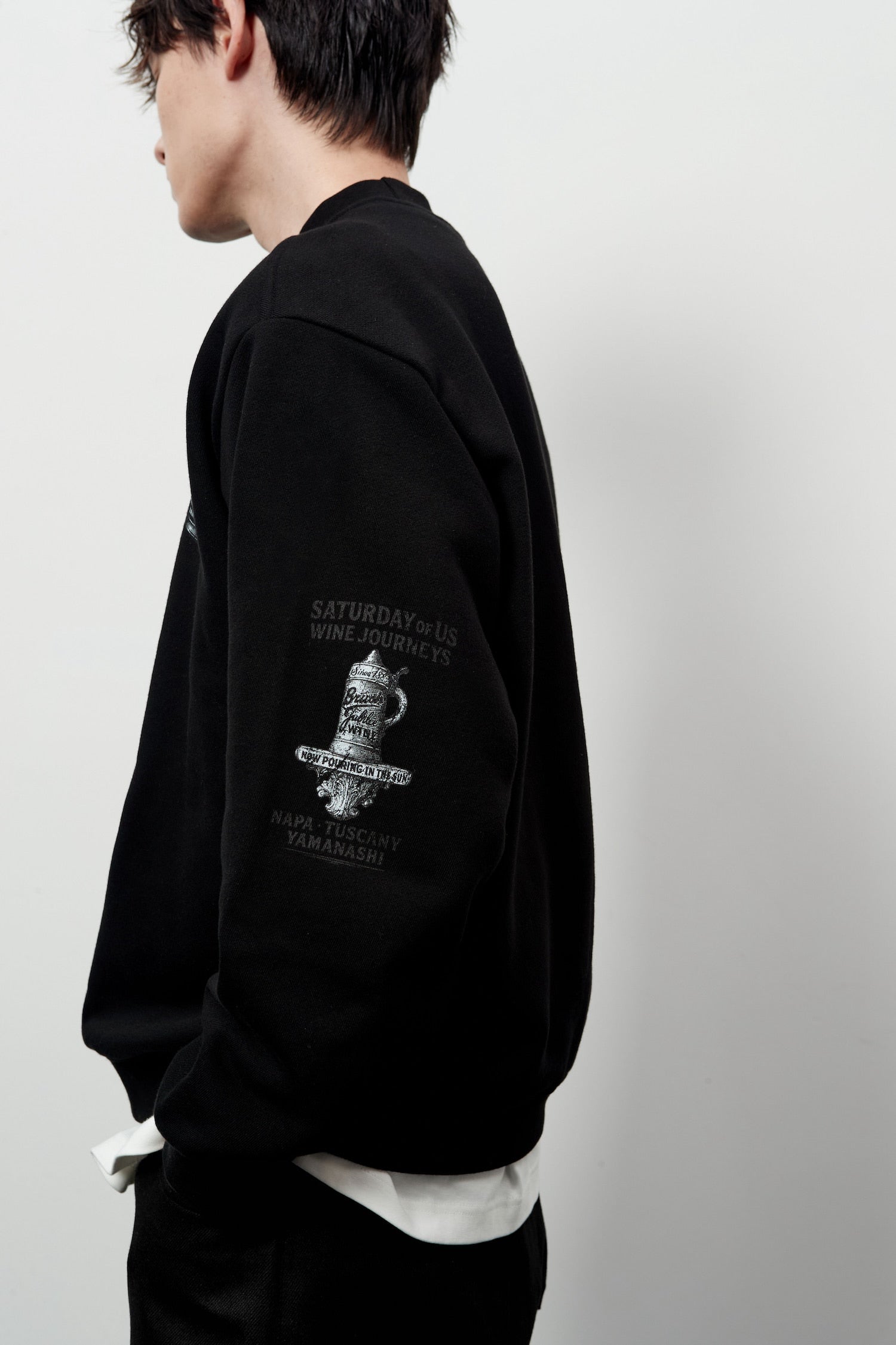 Stu - Printing Sweatshirt (Black) product image 14 | TRAB K-Fashion Australia