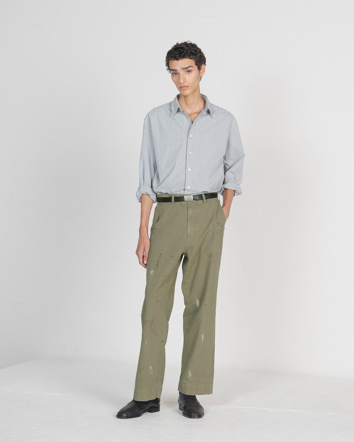 Brownyard - Painted Pants (Khaki) product image 1 | TRAB K-Fashion Australia