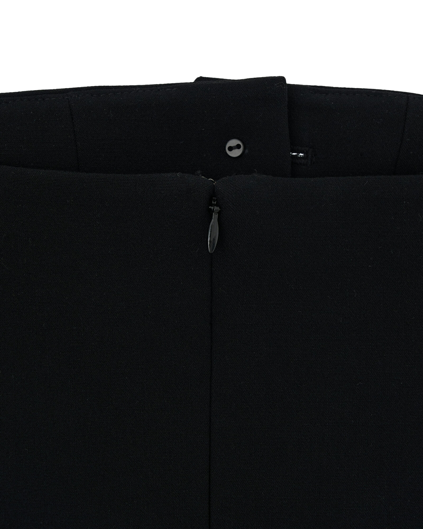 Kimhe Kim - Bandeau Wool-Blended Mini Dress (Black/Ivory) product image 8 | TRAB K-Fashion Australia