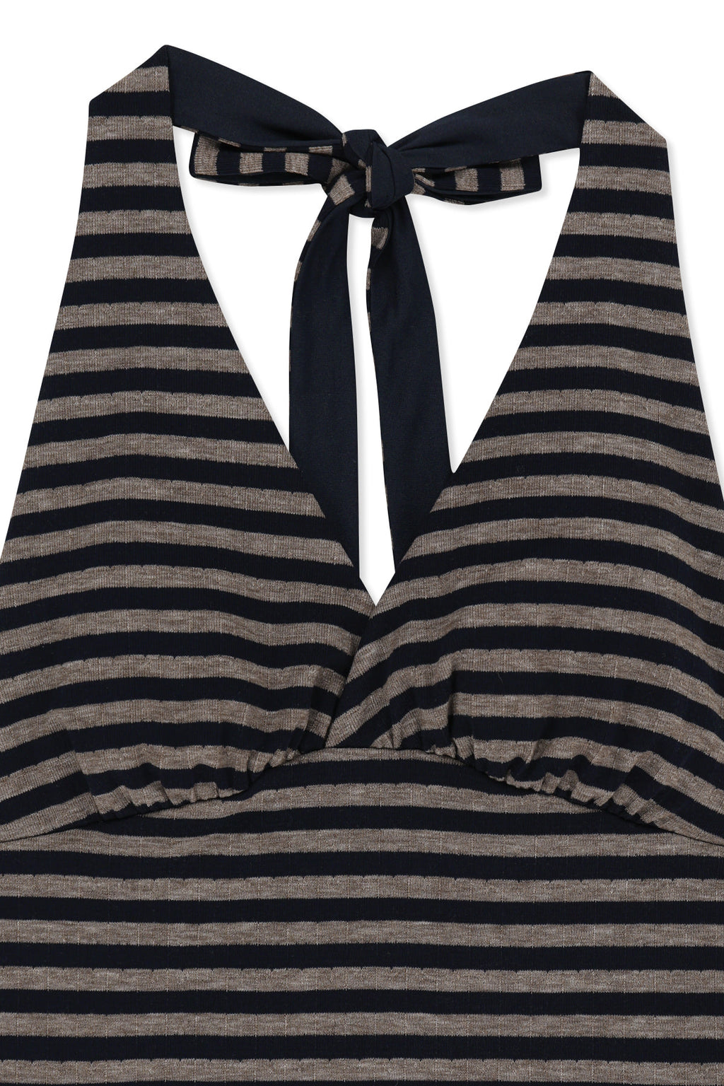 Matin Kim - Striped Halter Neck Top (Navy) product image 3 | TRAB K-Fashion Australia