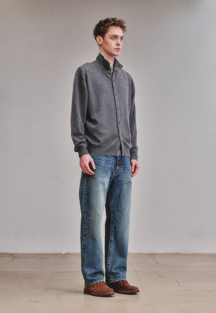 Art if acts - High Collar Cardigan (Stone) product image 4 | TRAB K-Fashion Australia