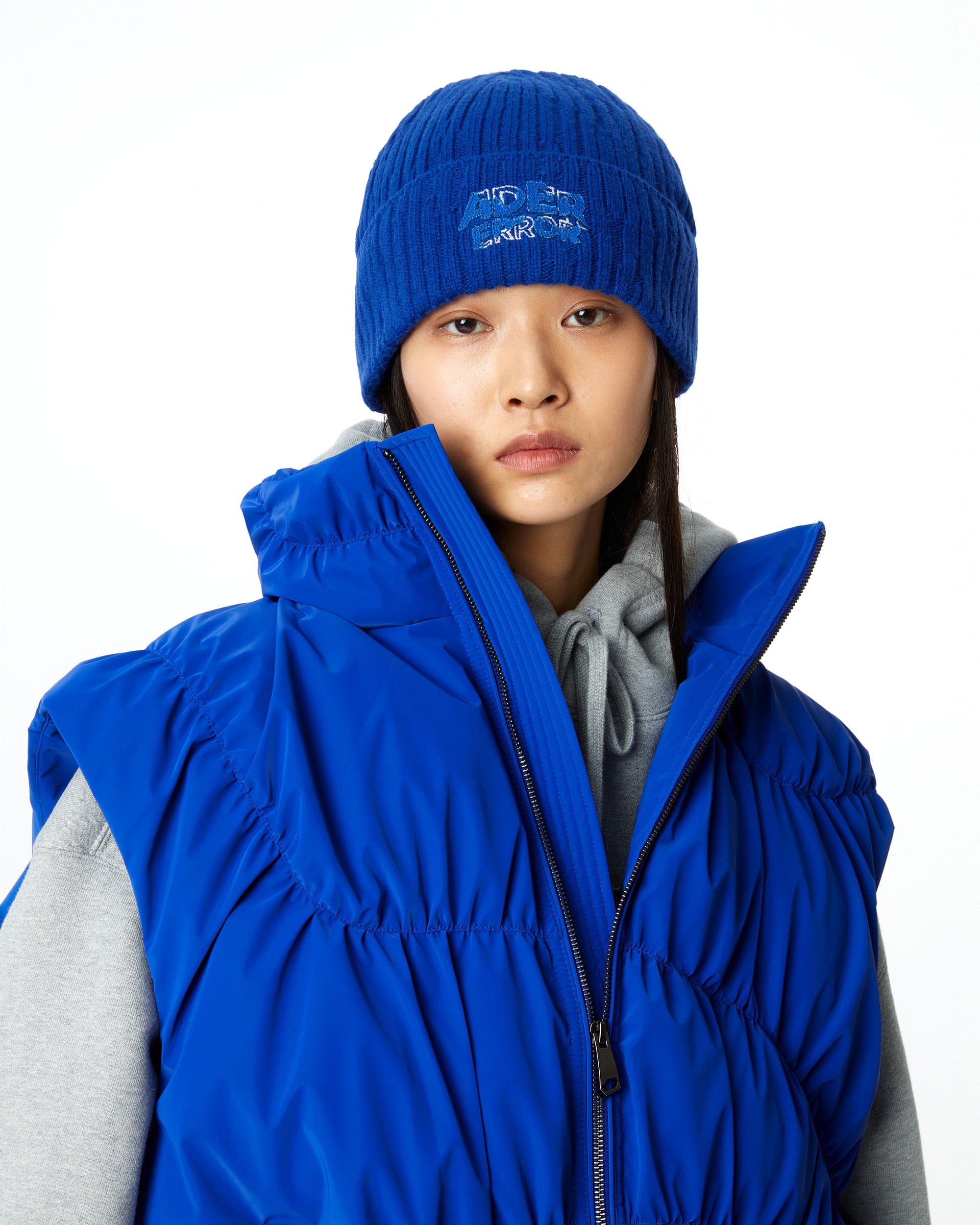 Ader Error - Aren down vest (Z-Blue) product image 2 | TRAB K-Fashion Australia