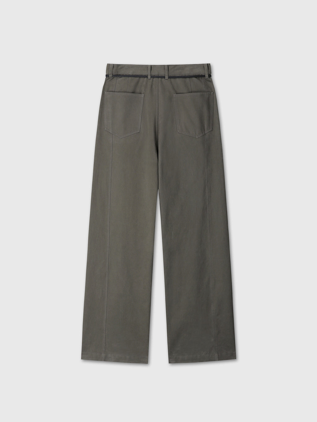 Tonywack - Brushed Cotton Drill Relaxed String Pants (Olive) product image 12 | TRAB K-Fashion Australia