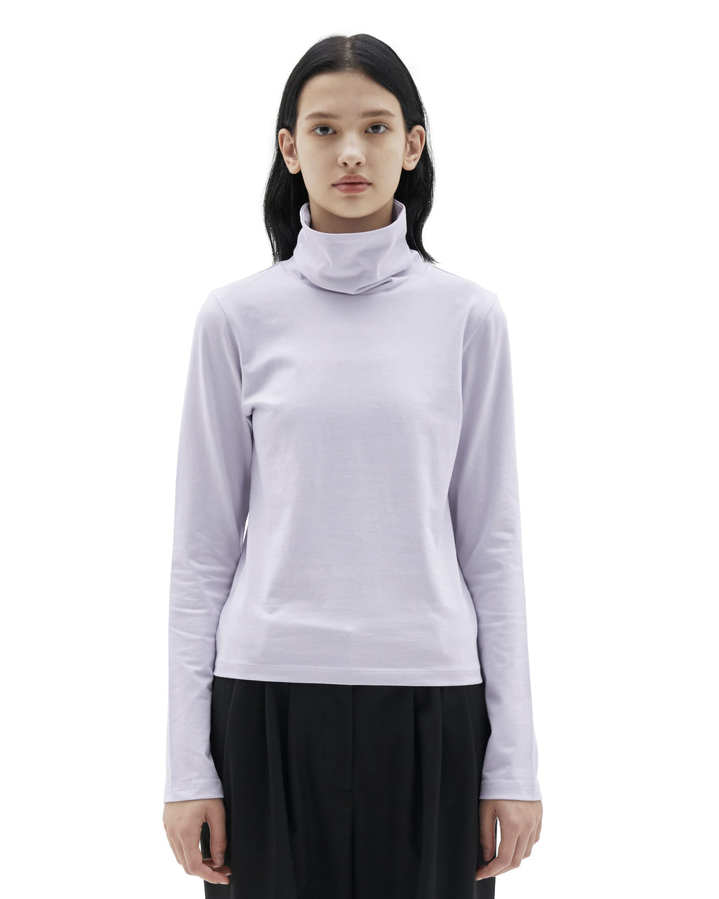 Brownyard - Highneck Long Sleeve (Lavender) product image 1 | TRAB K-Fashion Australia