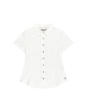 Coyseio - Nana Half Shirt (White) product image 1 | TRAB K-Fashion Australia