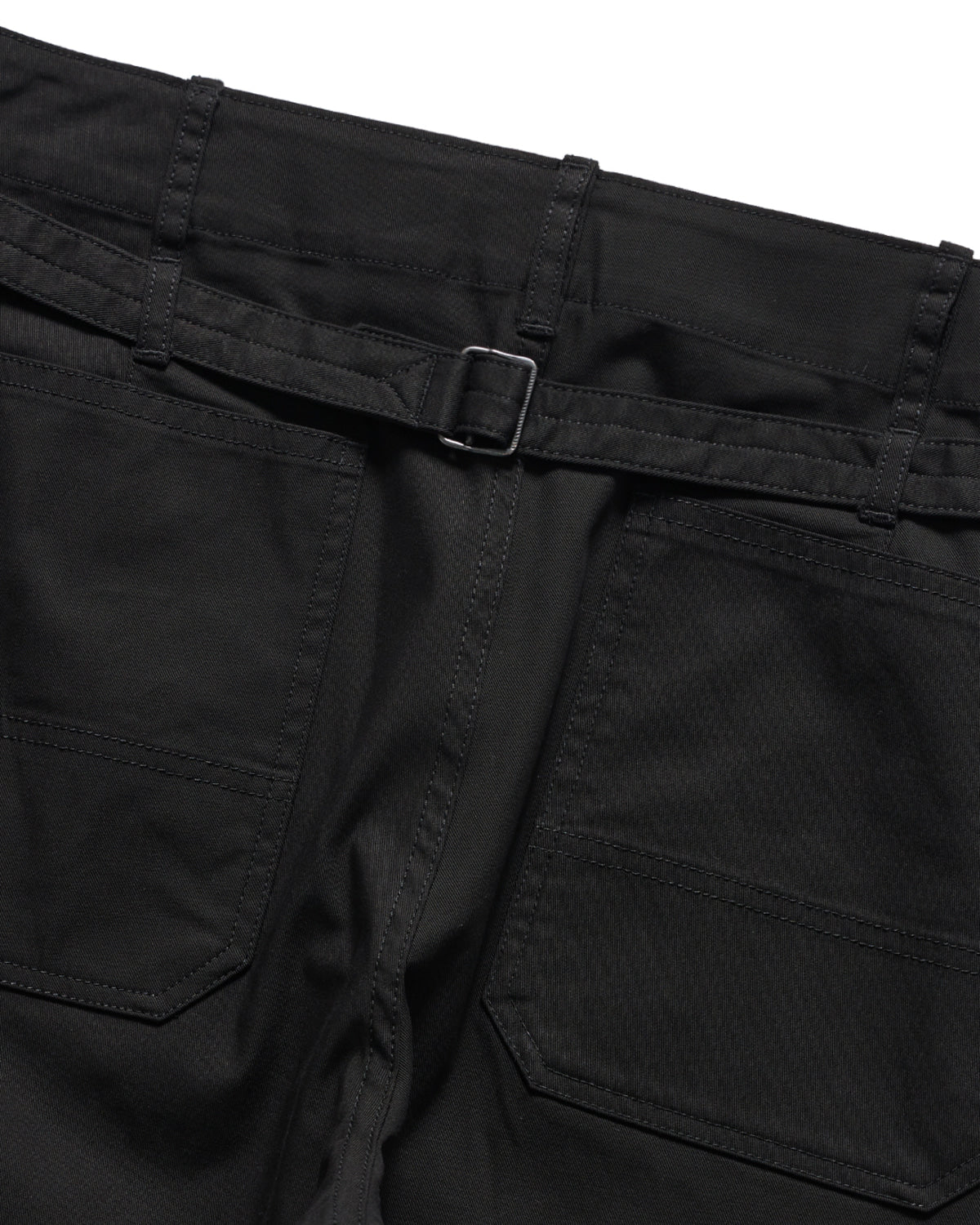 Eastlogue - Cinch Back Curved Pants (Black) product image 6 | TRAB K-Fashion Australia