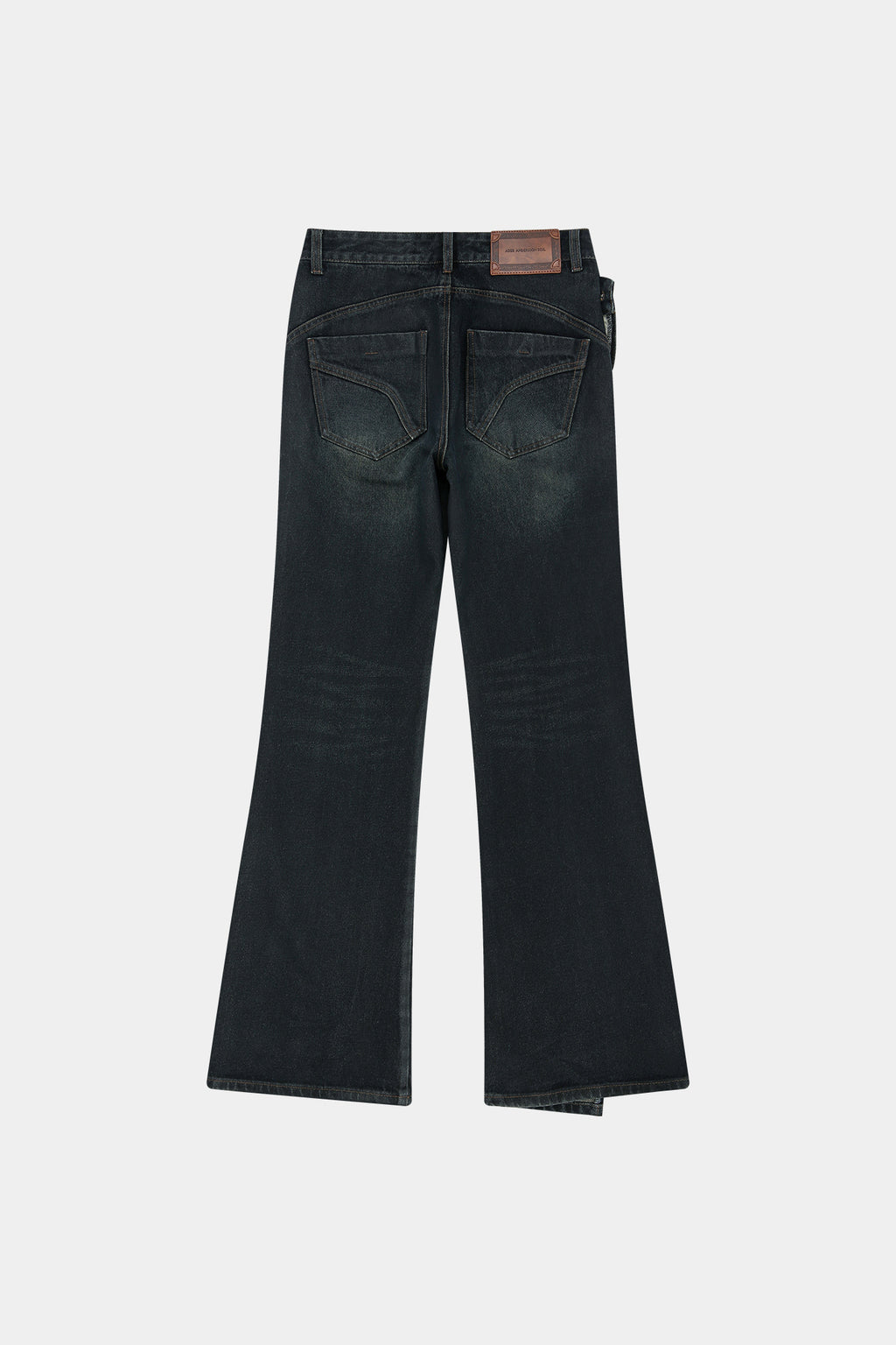 Andersson Bell - Twist Fold Coated Jeans (dark Blue) (Dark Blue) product image 10 | TRAB K-Fashion Australia