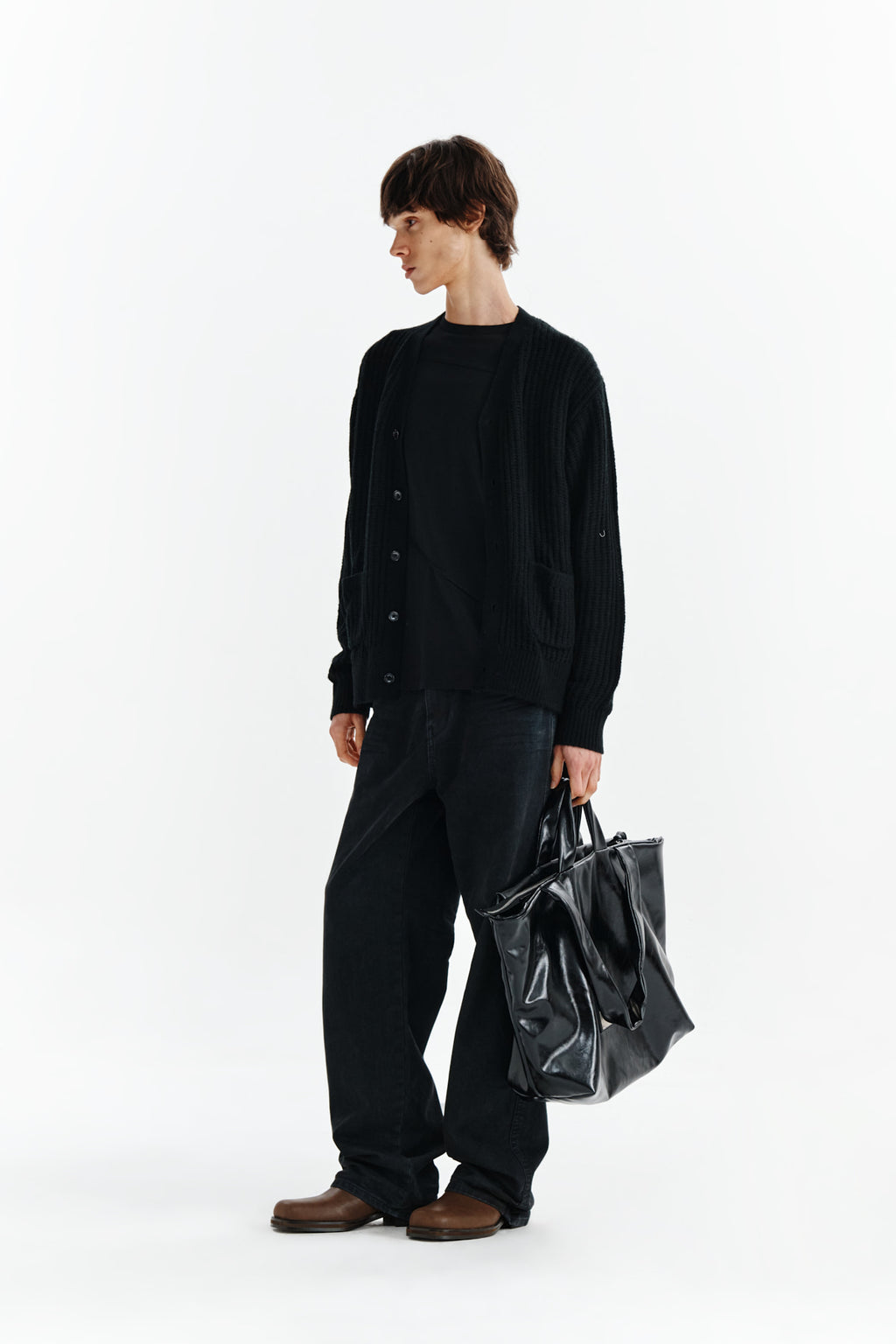 Matin Kim - Vintage Velvet Denim Pants (Navy) product image 9 | TRAB K-Fashion Australia