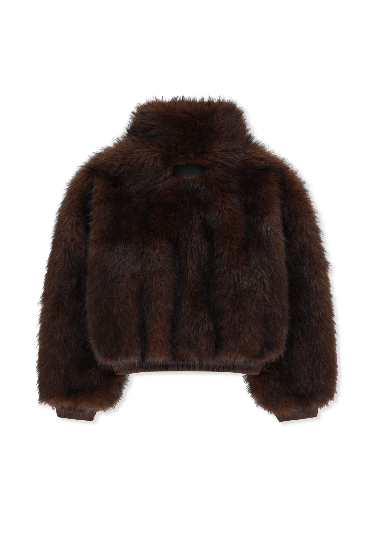 Matin Kim - Tab Detail Fur Jumper (Brown) product image 1 | TRAB K-Fashion Australia