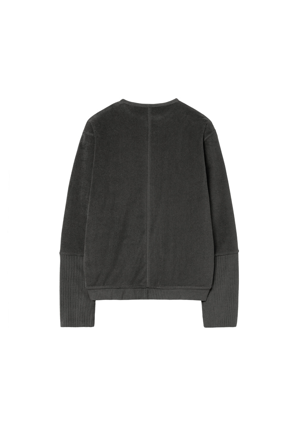 Hatchingroom - Reversible Layer Cardigan (Charcoal) product image 2 | TRAB K-Fashion Australia