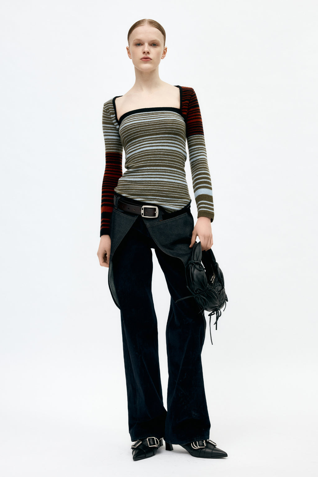 Andersson Bell - Nora Multi Stripe Bolero Top (Multi) product image 2 | TRAB K-Fashion Australia