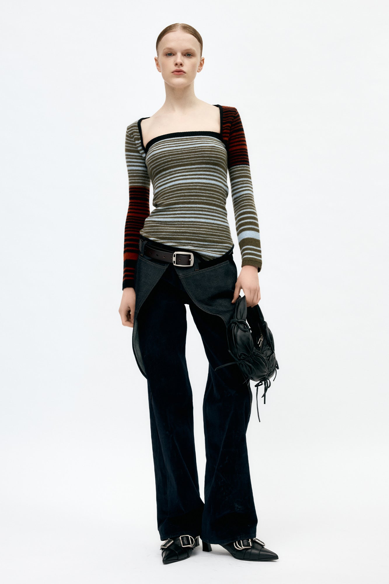 Andersson Bell - Nora Multi Stripe Bolero Top (Multi) product image 2 | TRAB K-Fashion Australia