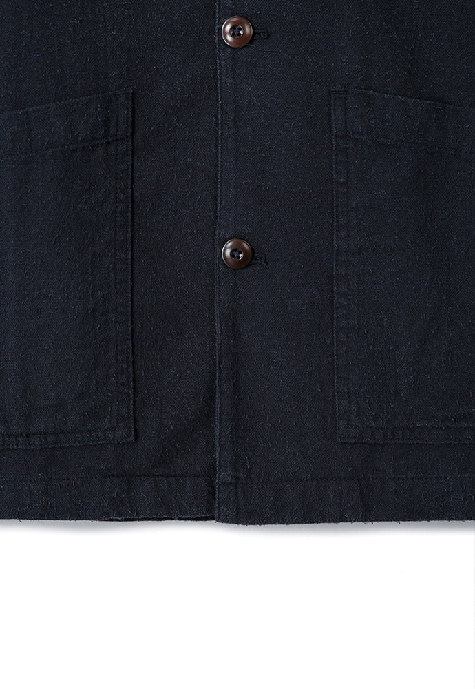 Art if acts - SILK NEP Work Jacket_Japanese Fabric (Deep Navy) product image 11 | TRAB K-Fashion Australia