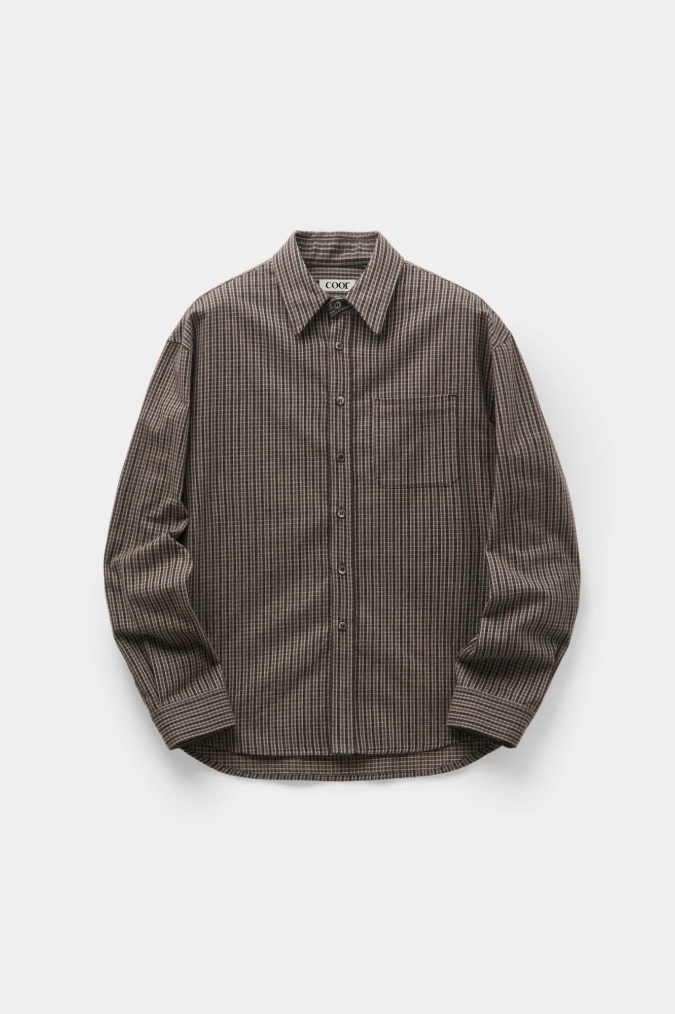 Coor - Gun Club Check Shirt (Nep Black) product image 1 | TRAB K-Fashion Australia