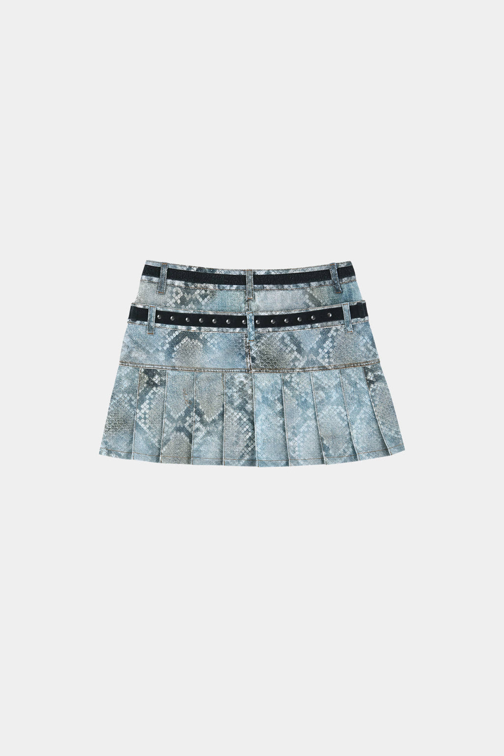 Andersson Bell - Python Fade Denim Printed Skirt (Blue) product image 12 | TRAB K-Fashion Australia