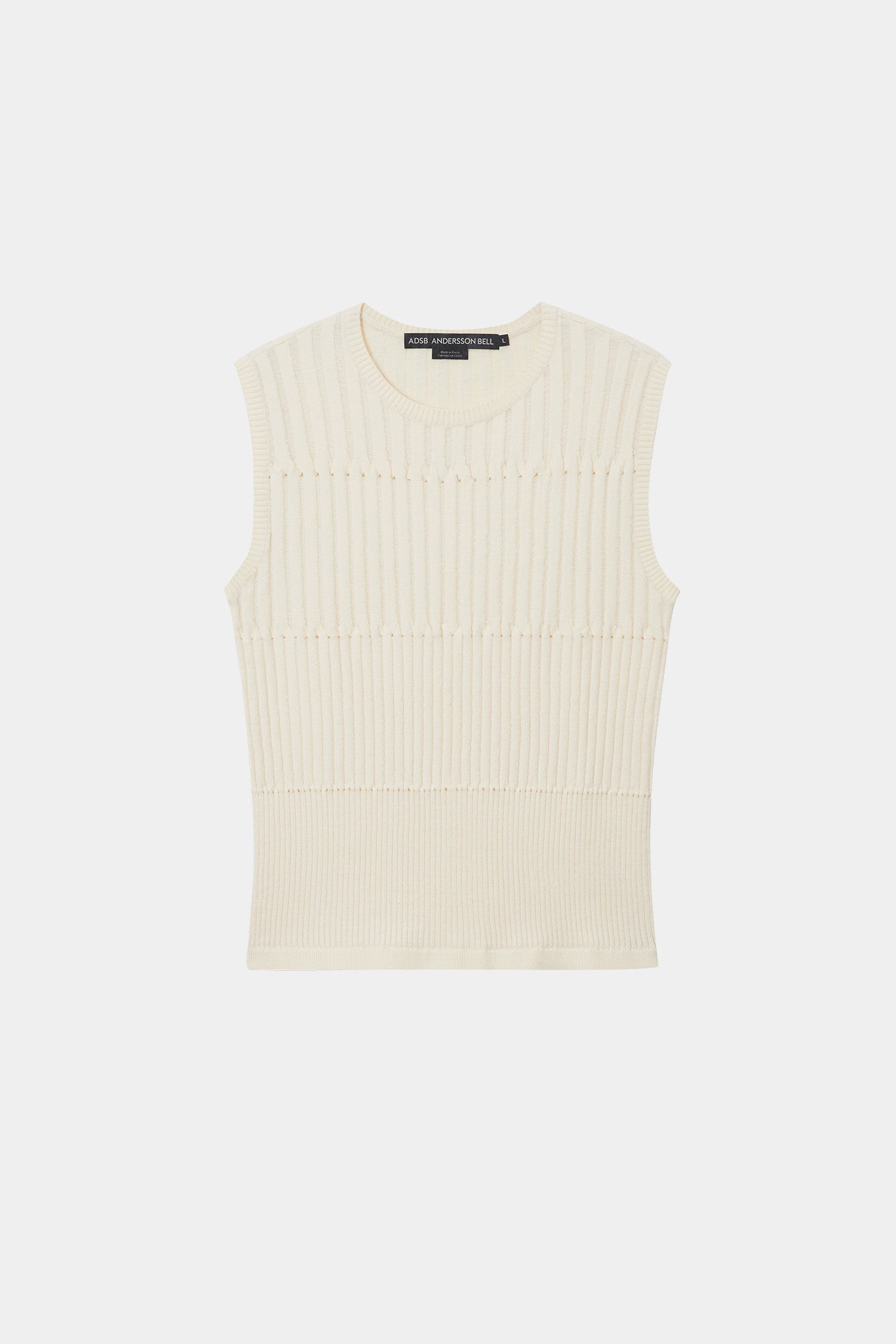 Andersson Bell - Ford Knit Sleeveless (Ecru) product image 7 | TRAB K-Fashion Australia