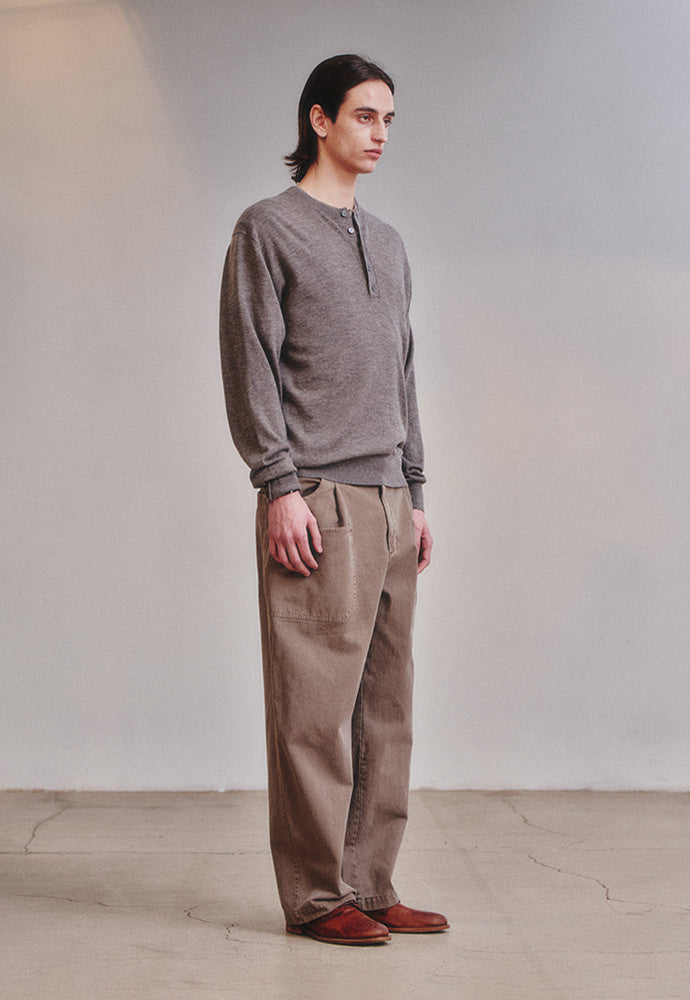Art if acts - French Workwear Pants (Vintage Brown) product image 4 | TRAB K-Fashion Australia