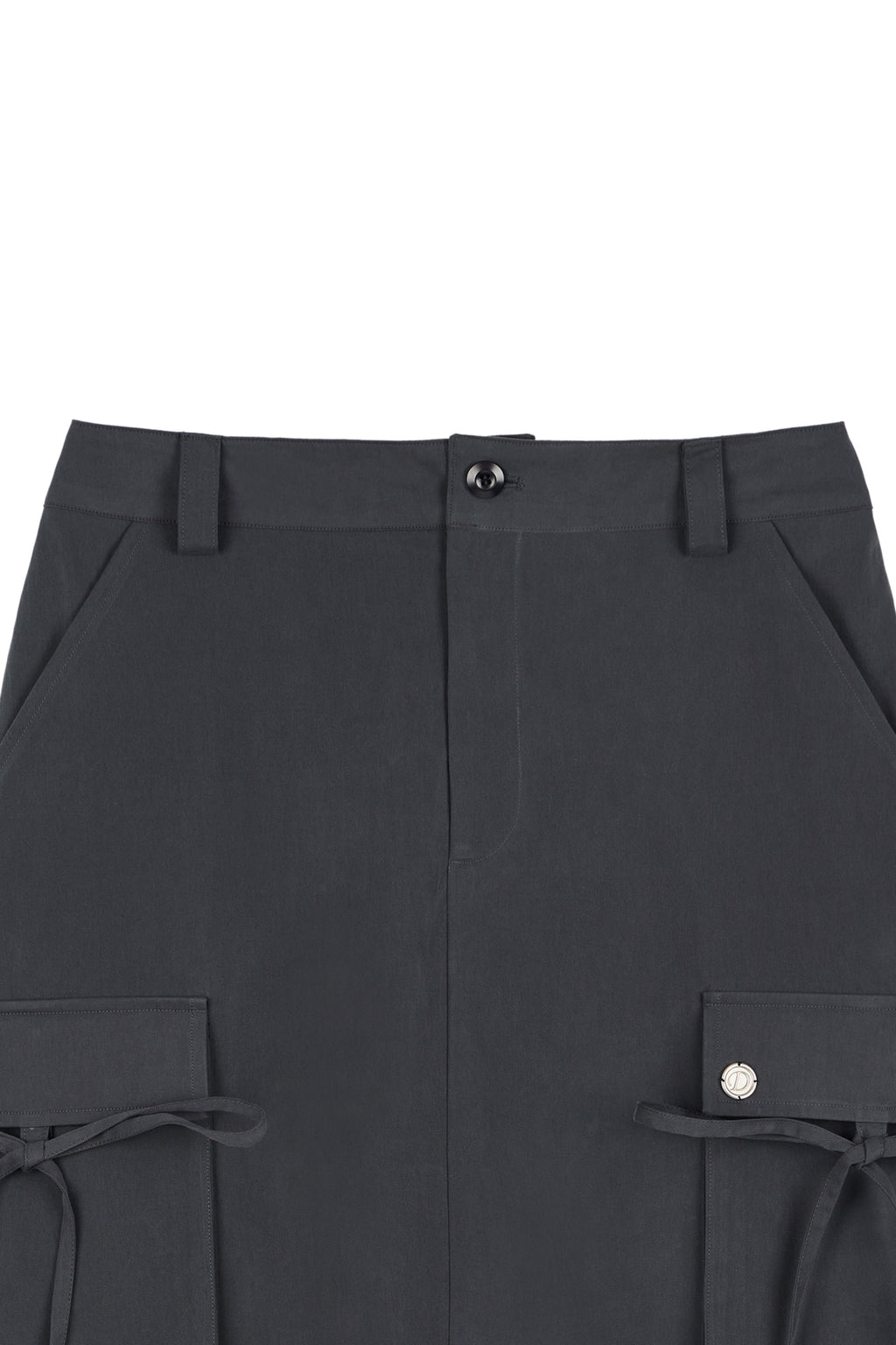Deinet - String Point Cargo Skirt (Charcoal) product image 9 | TRAB K-Fashion Australia