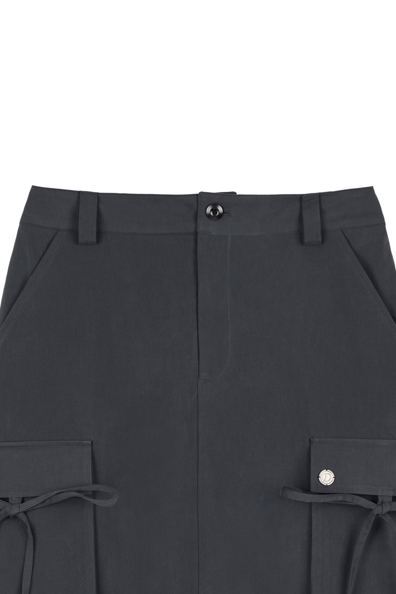 Deinet - String Point Cargo Skirt (Charcoal) product image 9 | TRAB K-Fashion Australia