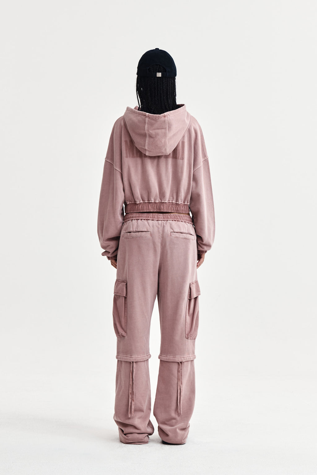 Matin Kim - Pigment Dyed Cargo Pants (Pink) product image 7 | TRAB K-Fashion Australia