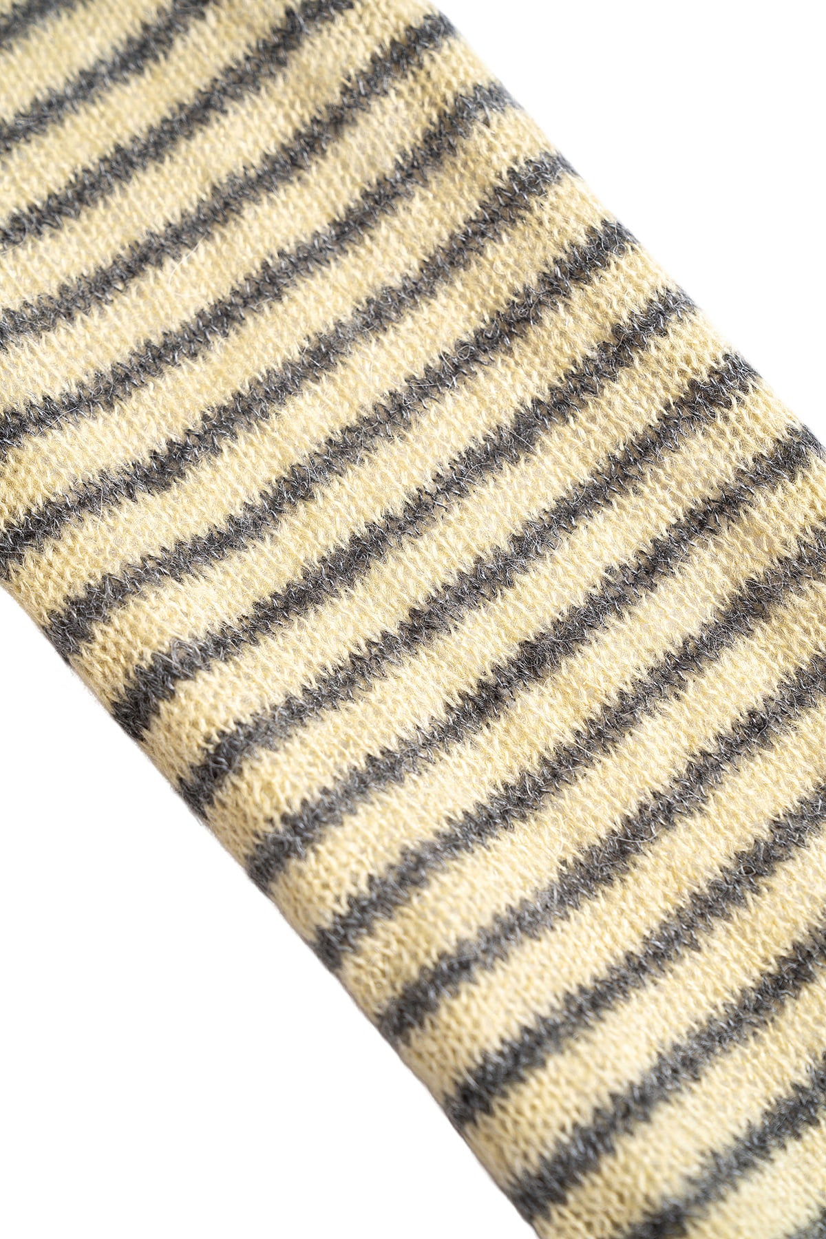 Matin Kim - Multi Stripe Alpaca Blended Muffler (Lime) product image 2 | TRAB K-Fashion Australia