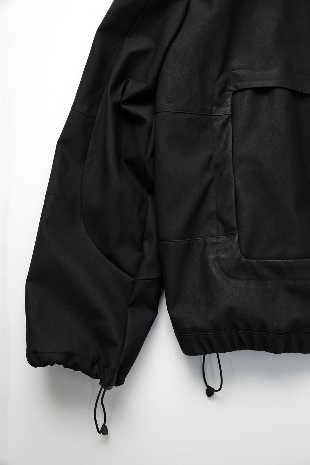 Hatchingroom - Square Jacket Faux Leather (Black) product image 6 | TRAB K-Fashion Australia