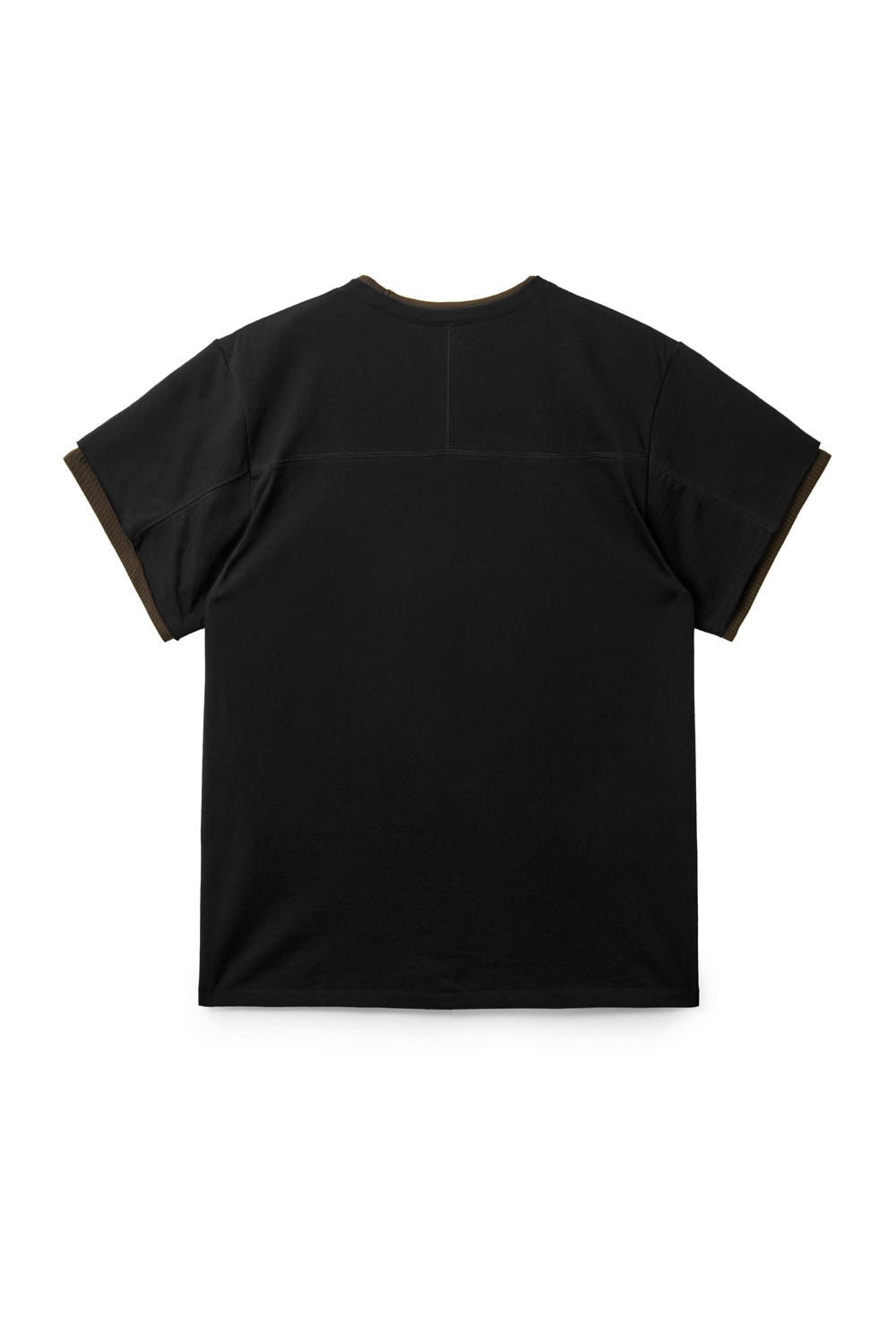 Hatchingroom - Double Neck Tee (Black) product image 2 | TRAB K-Fashion Australia