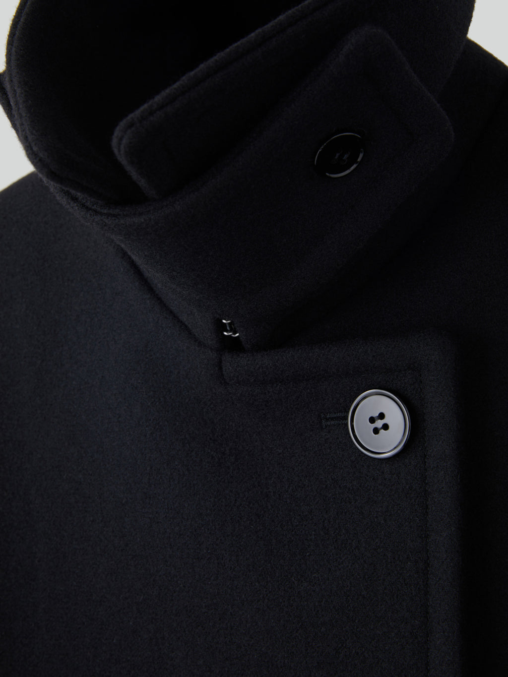 Recto - Primary Wool Short Pea Coat (Black) product image 9 | TRAB K-Fashion Australia