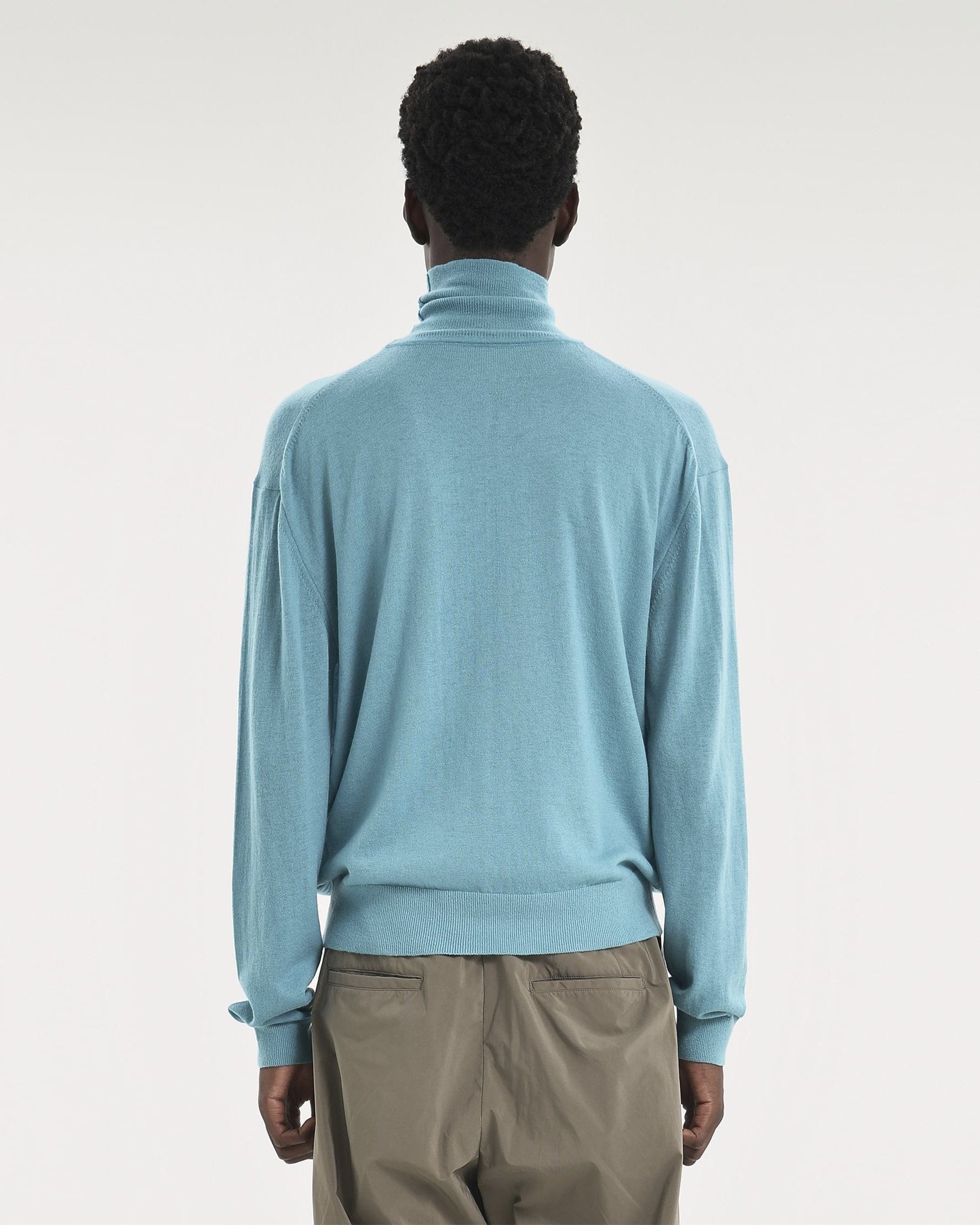 Brownyard - Merino Wool Turtle Neck Knit (Mint) product image 2 | TRAB K-Fashion Australia
