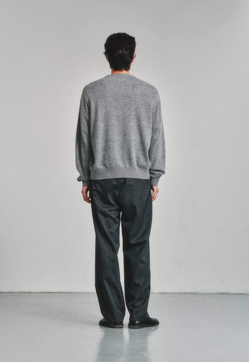 Art if acts - Wholegarment Round Neck Cardigan (Ash) product image 4 | TRAB K-Fashion Australia