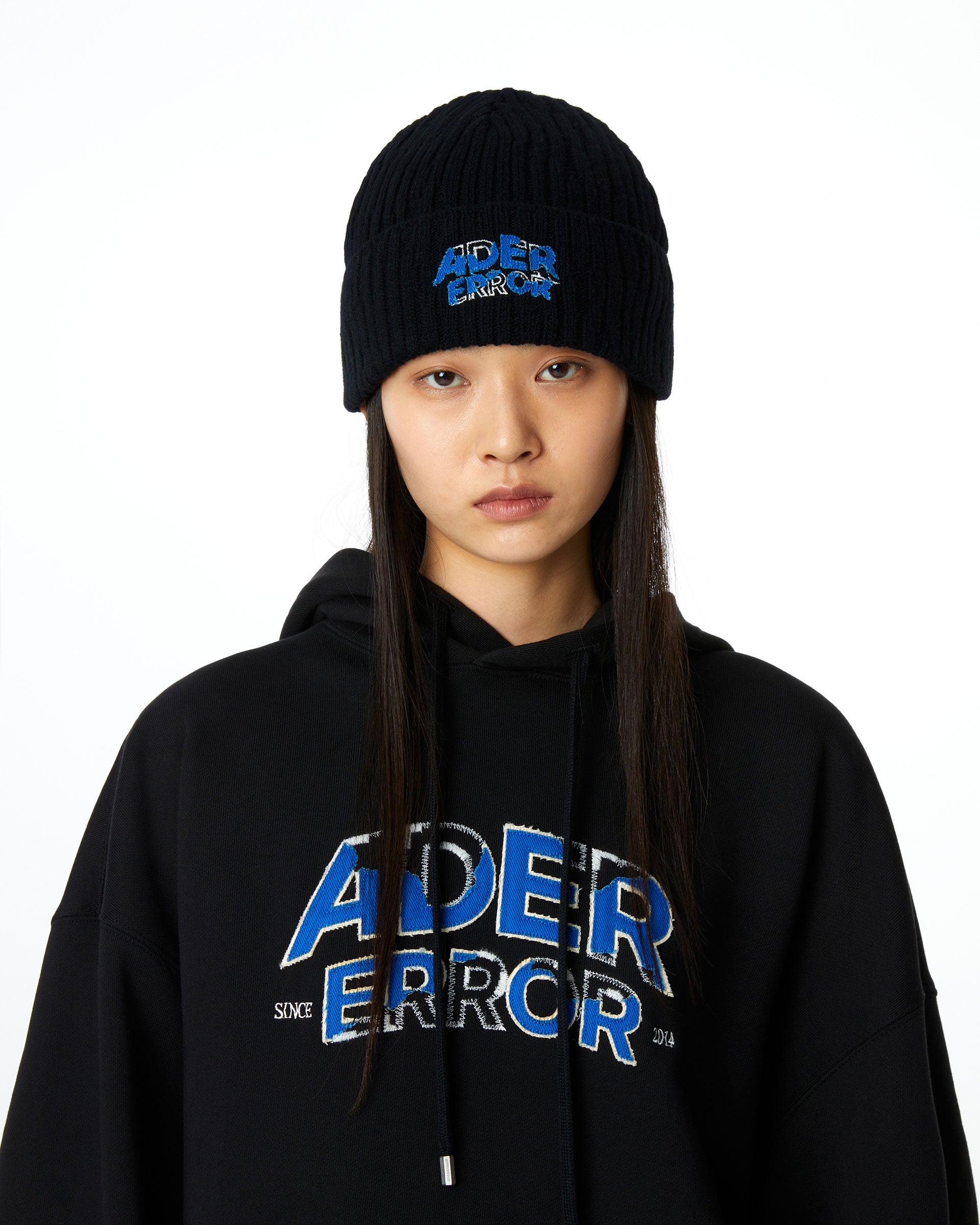 Ader Error - Edca logo beanie (Noir) product image 3 | TRAB K-Fashion Australia