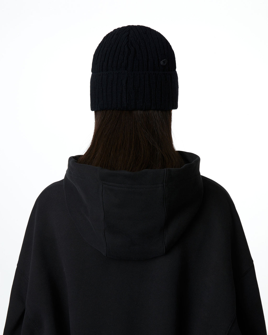 Ader Error - Edca logo beanie (Noir) product image 4 | TRAB K-Fashion Australia