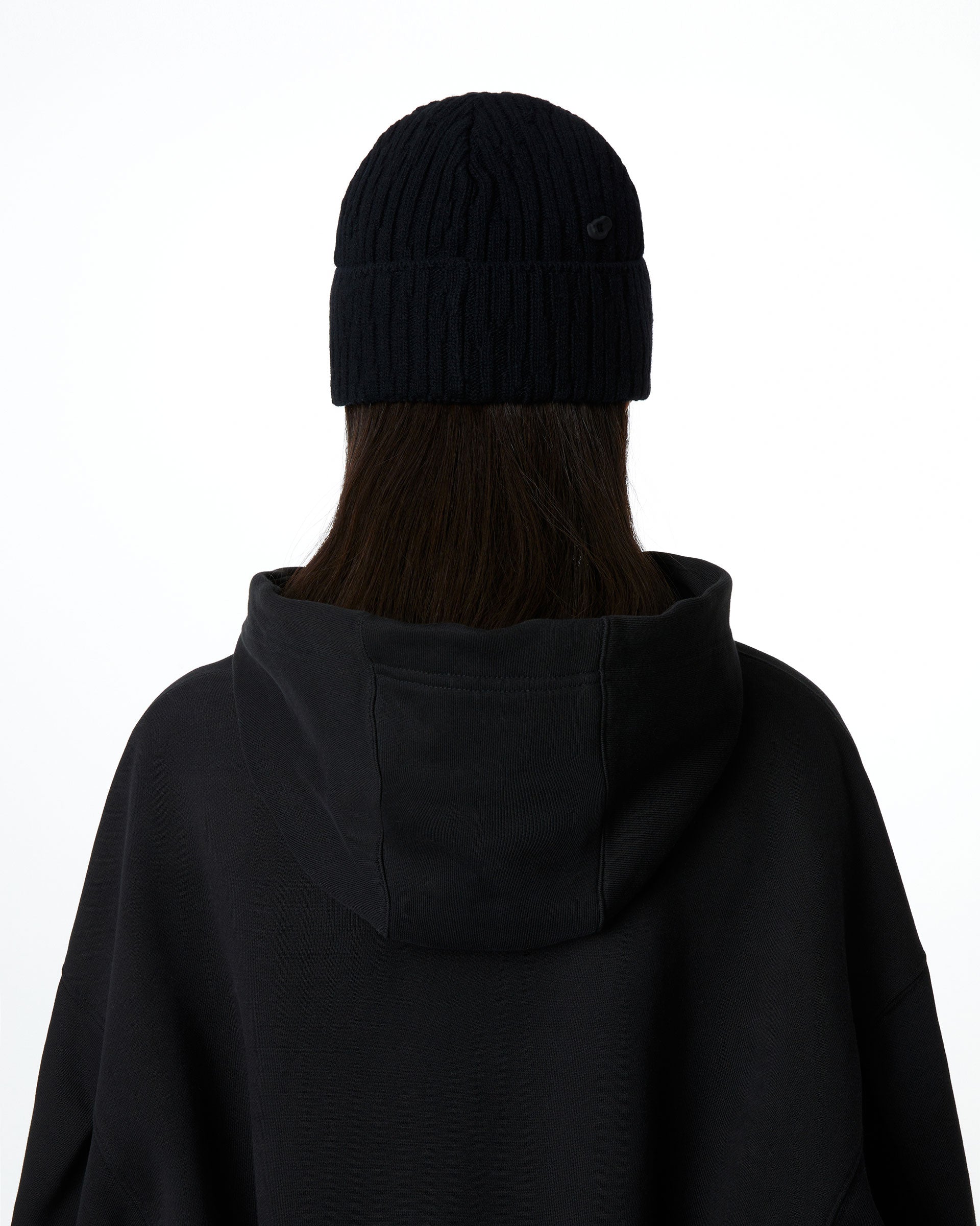 Ader Error - Edca logo beanie (Noir) product image 4 | TRAB K-Fashion Australia