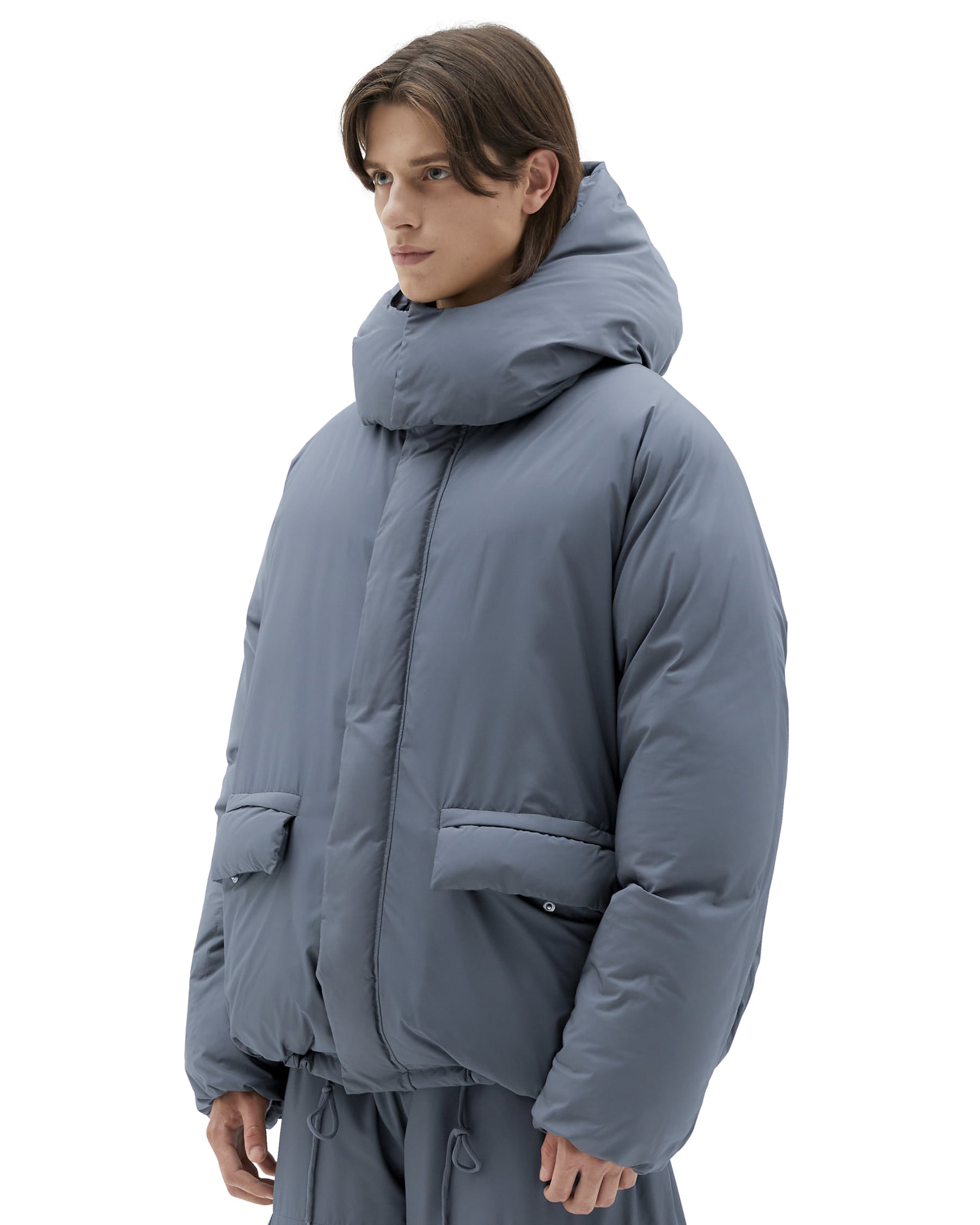Brownyard - Utility Goose Down Parka (Blue Grey) product image 3 | TRAB K-Fashion Australia
