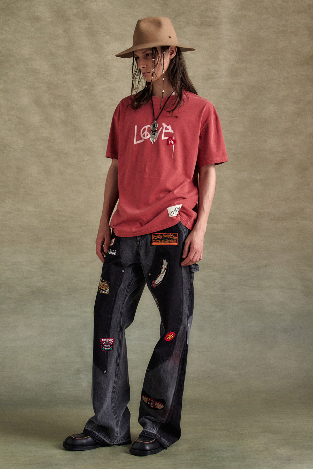 Andersson Bell - Unisex Love T-Shirt (Red) product image 4 | TRAB K-Fashion Australia