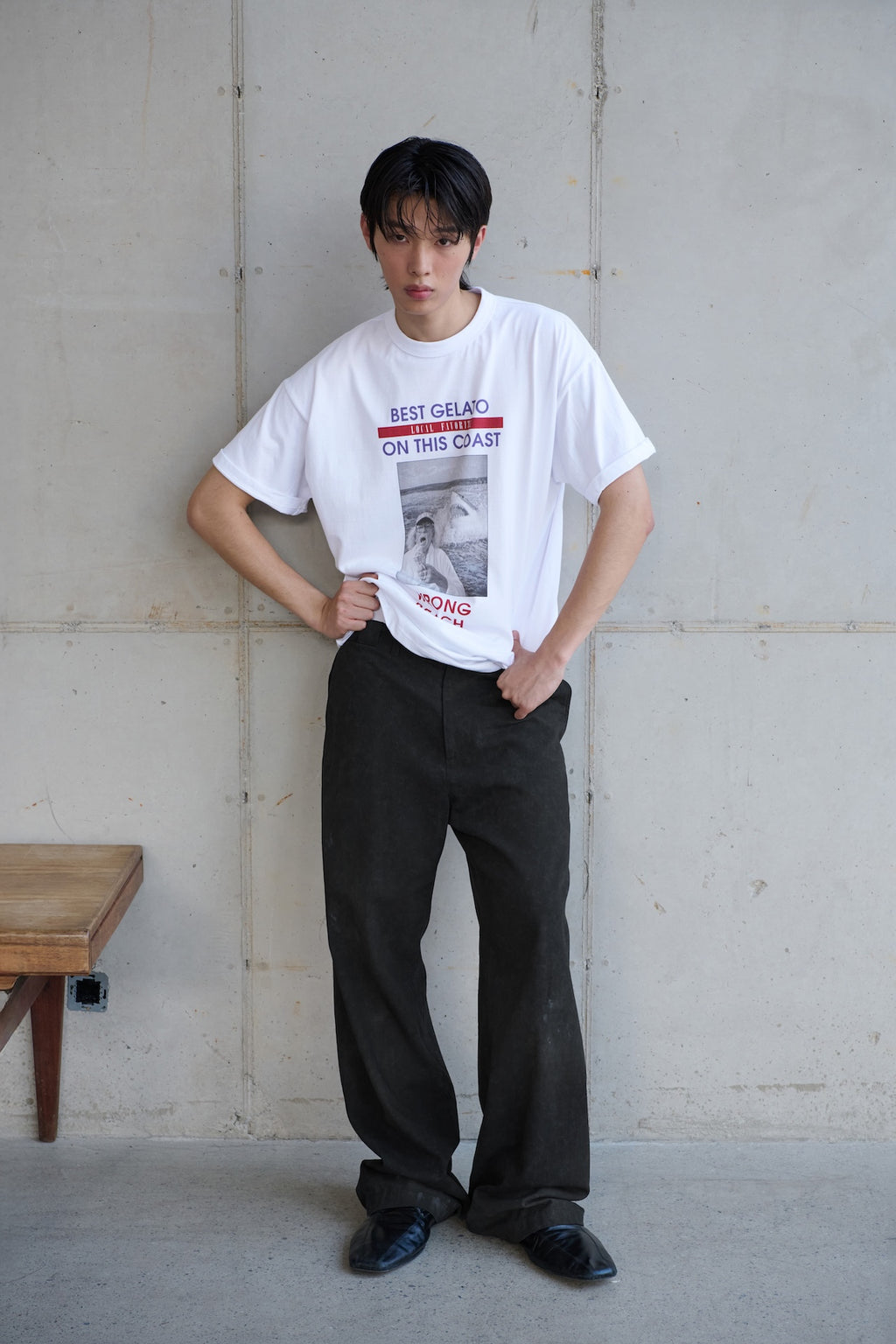 STU - Icecream T-shirt (White) product image 3 | TRAB K-Fashion Australia