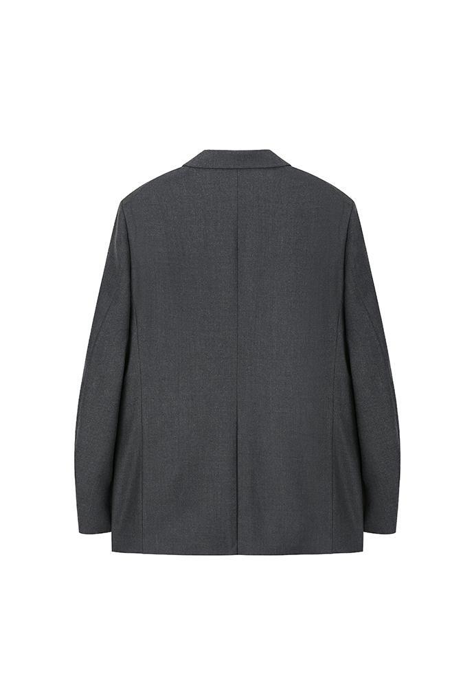 Art if acts - 2 Button Wool Blazer (Charcoal) product image 9 | TRAB K-Fashion Australia