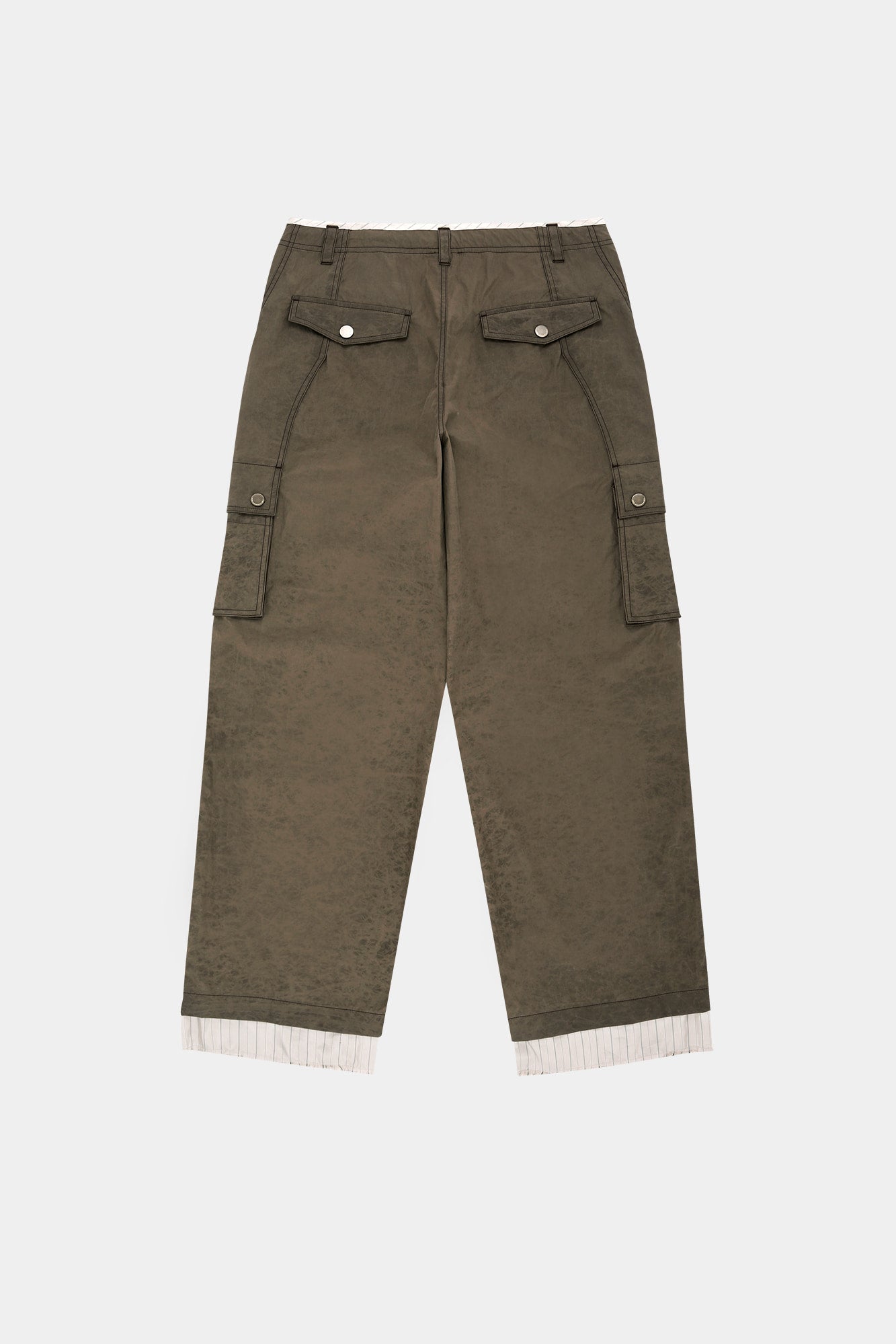 Andersson Bell - Carpenter Cargo Wide-Leg Trousers (Khaki Brown) product image 11 | TRAB K-Fashion Australia