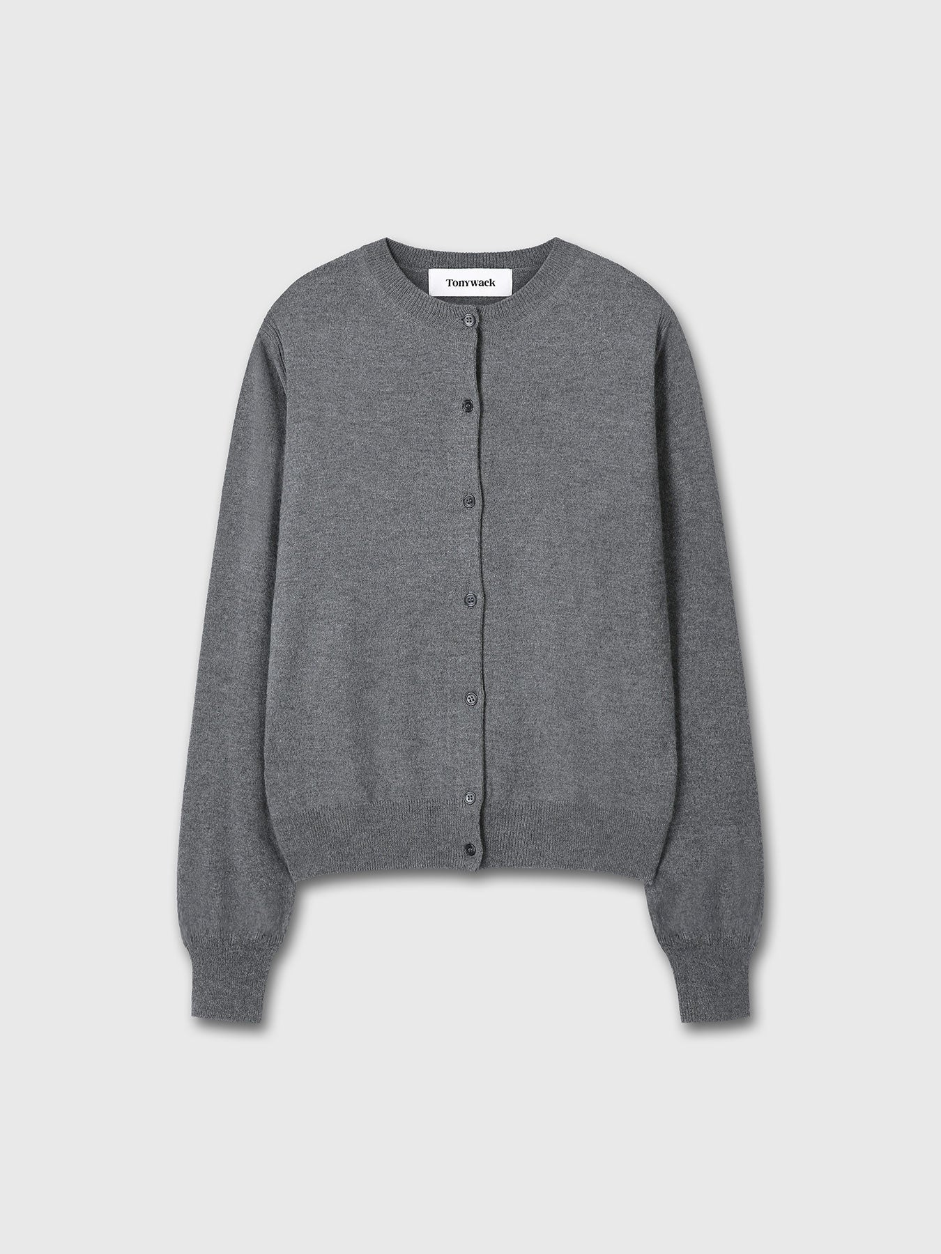 Tonywack - Super Fine Merino Wool Cardigan (Grey) product image 8 | TRAB K-Fashion Australia