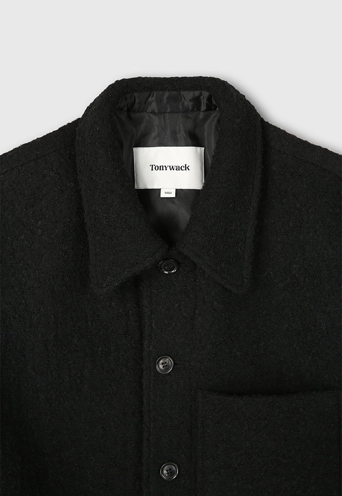 Tonywack - Brushed Wool Patch Pocket Blouson (Black) product image 10 | TRAB K-Fashion Australia