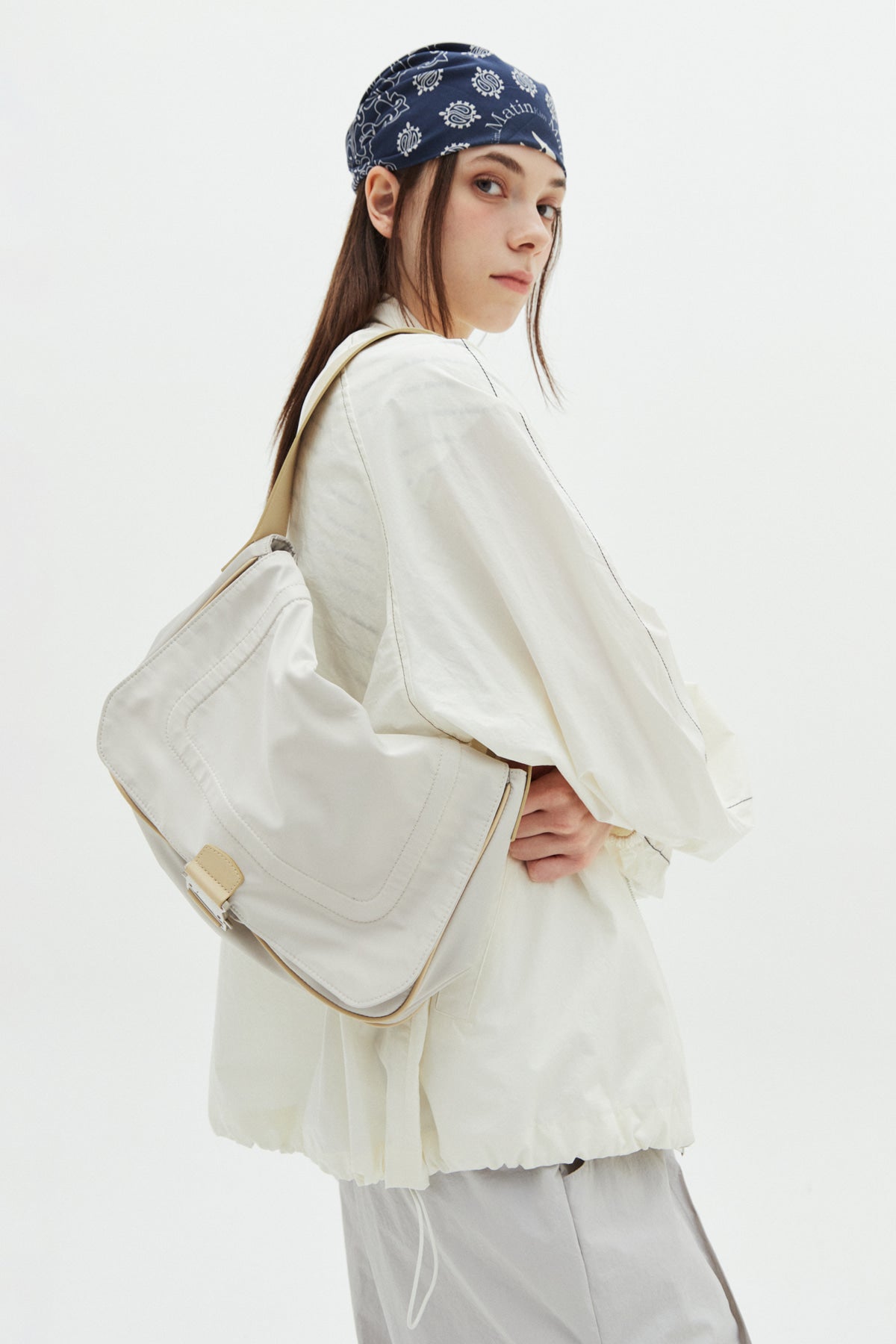 Matin Kim - Buckle Bag (White) product image 5 | TRAB K-Fashion Australia
